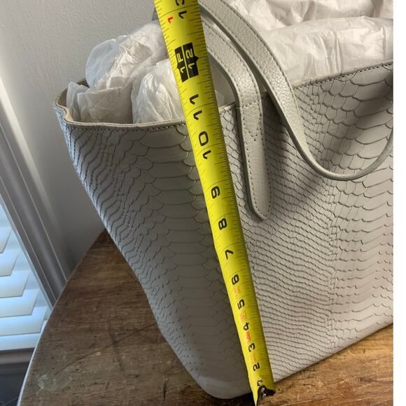 Gigi New York‎ Embossed Python Leather NWOT - Picture 6 of 10